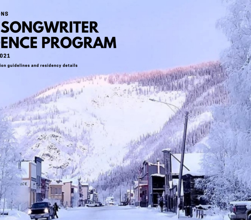 Call for Submissions - DCMF Winter Songwriter in Residence Program. Deadline November 14th, 2021. Visit dcmf.com for submission guidelines and residency details.